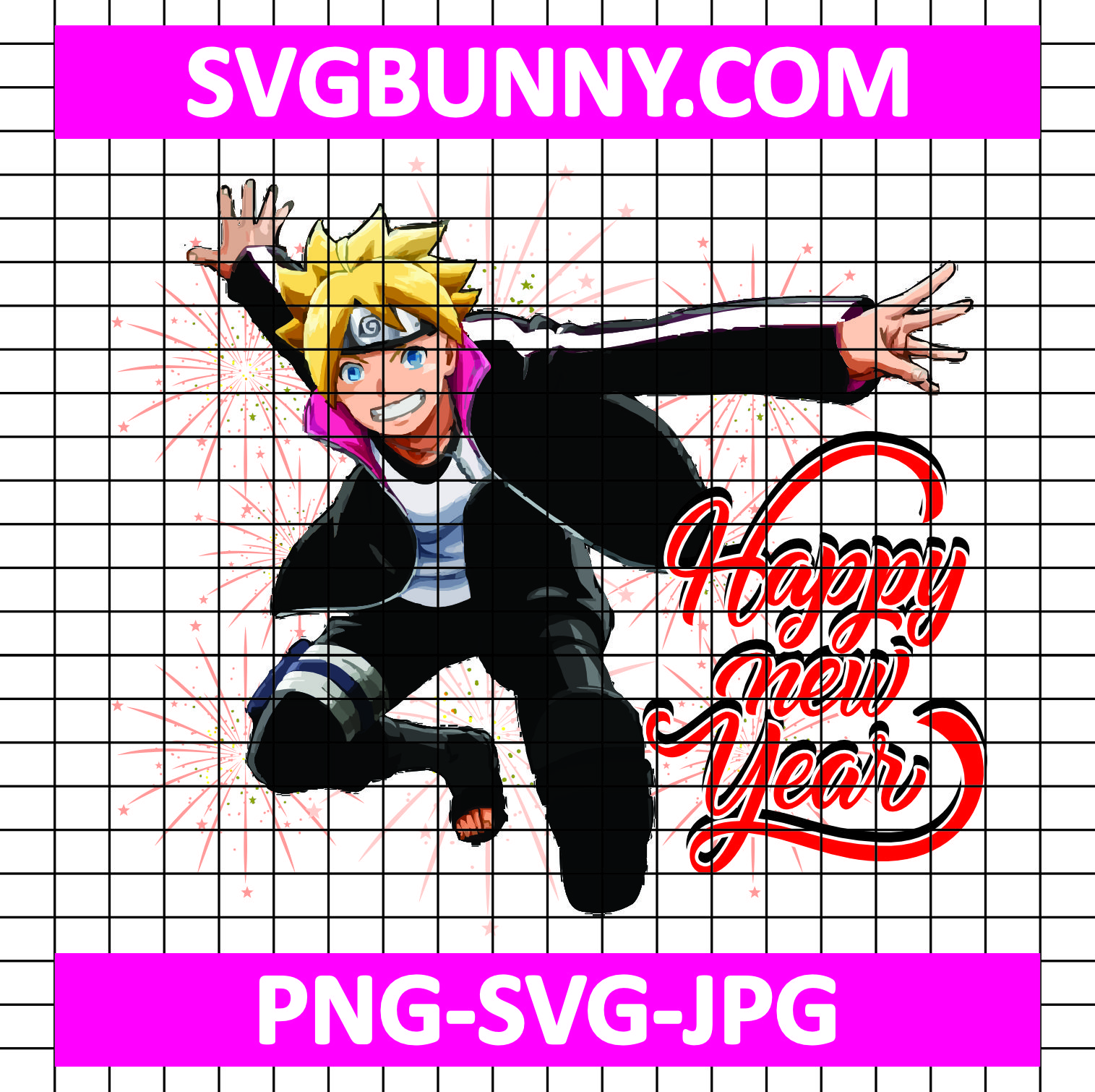 Boruto Happy New Year SVG, Boruto SVG, Naurto SVG, Anime SVG Naruto & Kurama New Year SVG Boruto Happy New Year SVG, Boruto SVG, Naurto SVG, Anime SVG