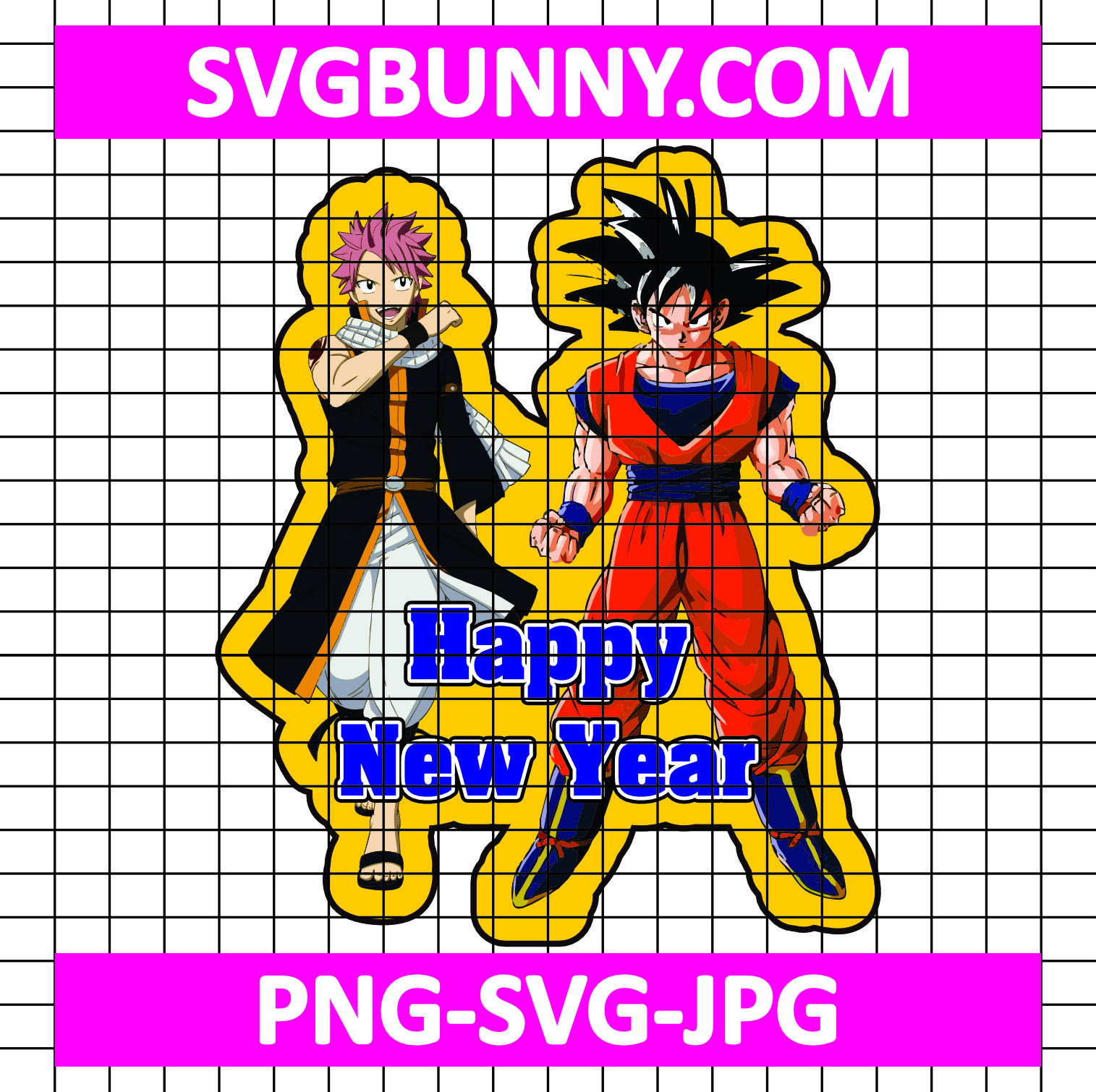 Dragon Ball Z & Fairy Tail New Year SVG, Dragon Ball Z SVG, Fairy Tail SVG, Goku SVG, Anime SVG Attack on Titan & Demon Slayer New Year SVG Dragon Ball Z & Fairy Tail New Year SVG, Dragon Ball Z SVG, Fairy Tail SVG, Goku SVG, Anime SVG
