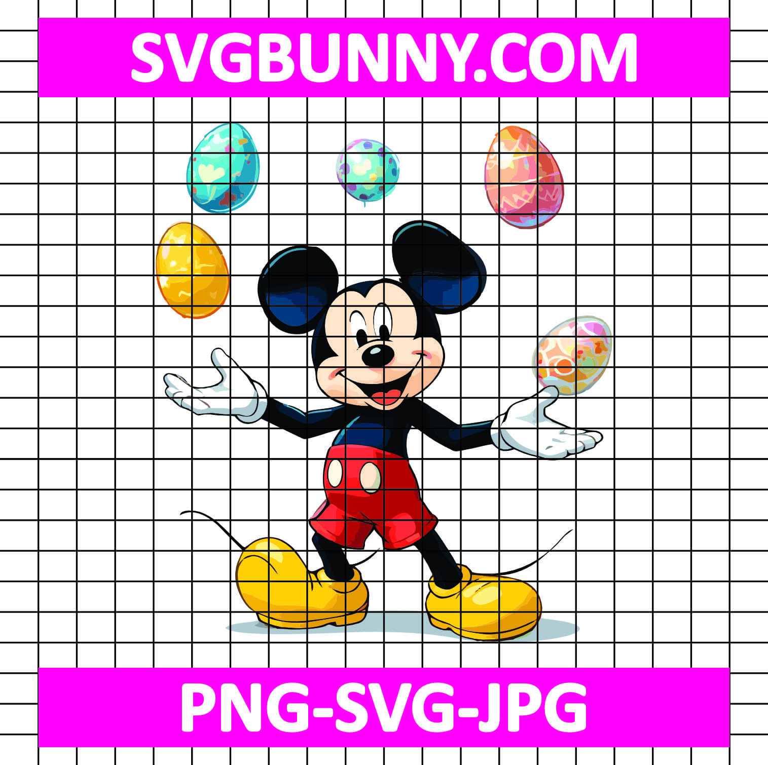 Easter Eggs Mickey Mouse SVG, Animal Kingdom SVG, Mickey Easter SVG Happy Wednesday SVG Easter Eggs Mickey Mouse SVG, Animal Kingdom SVG, Mickey Easter SVG