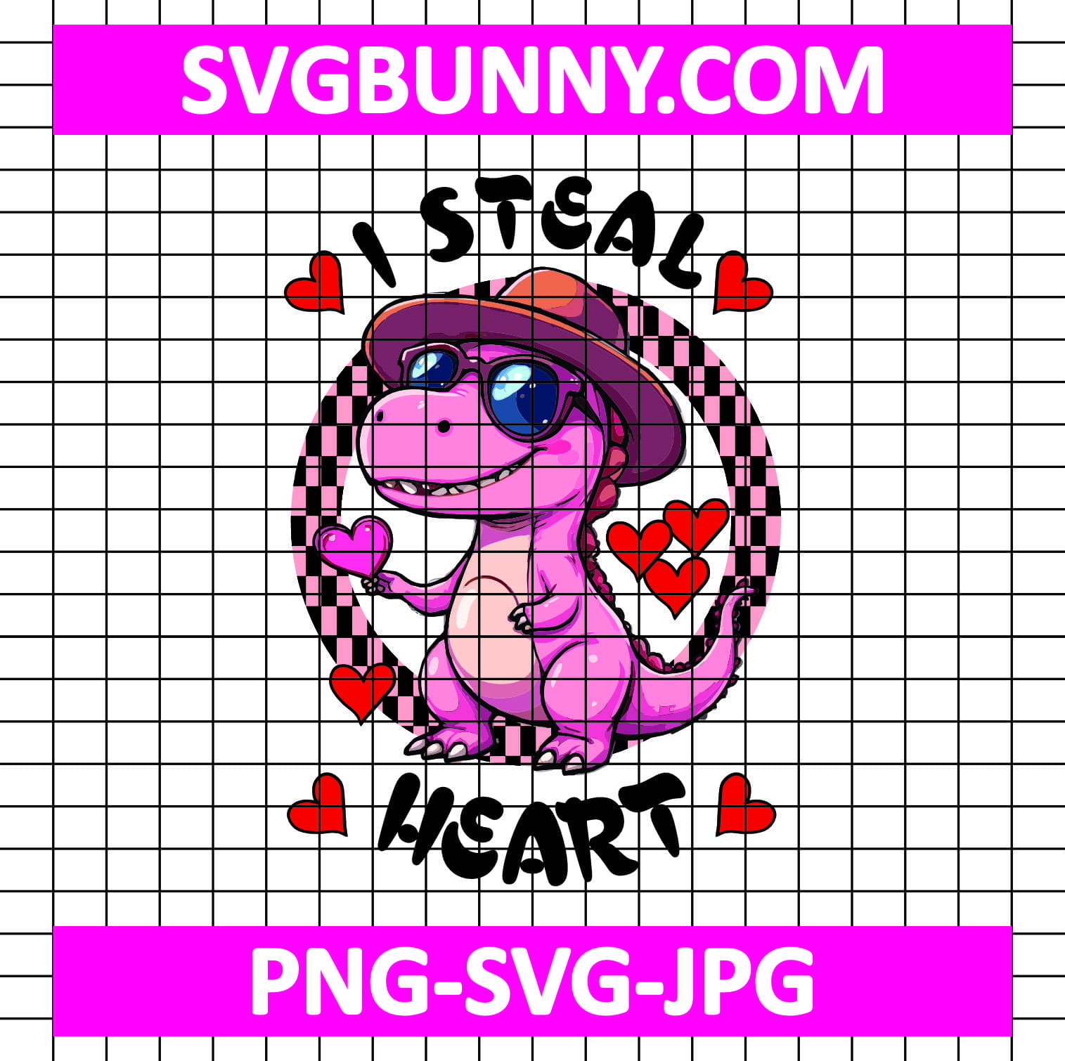 Funny dinosaur I steal hearts SVG, Heart Shape SVG, Valentines Day SVG Love Heart Devil Valentine Design SVG Funny dinosaur I steal hearts SVG, Heart Shape SVG, Valentines Day SVG