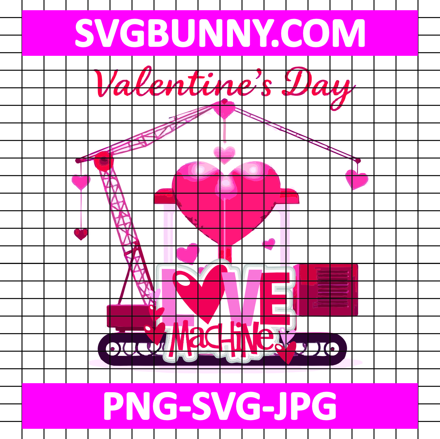 Love Machine Valentine SVG, Love SVG, Valentines Day SVG, Love Machine SVG Tractor Valentine SVG Love Machine Valentine SVG, Love SVG, Valentines Day SVG, Love Machine SVG