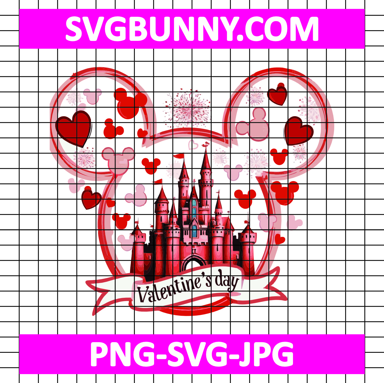 Mickey head Valentines Day SVG, Disney Castle SVG, Valentine SVG, Mickey Mouse SVG Stitch couple Happy Valentines Day SVG Mickey head Valentines Day SVG, Disney Castle SVG, Valentine SVG, Mickey Mouse SVG
