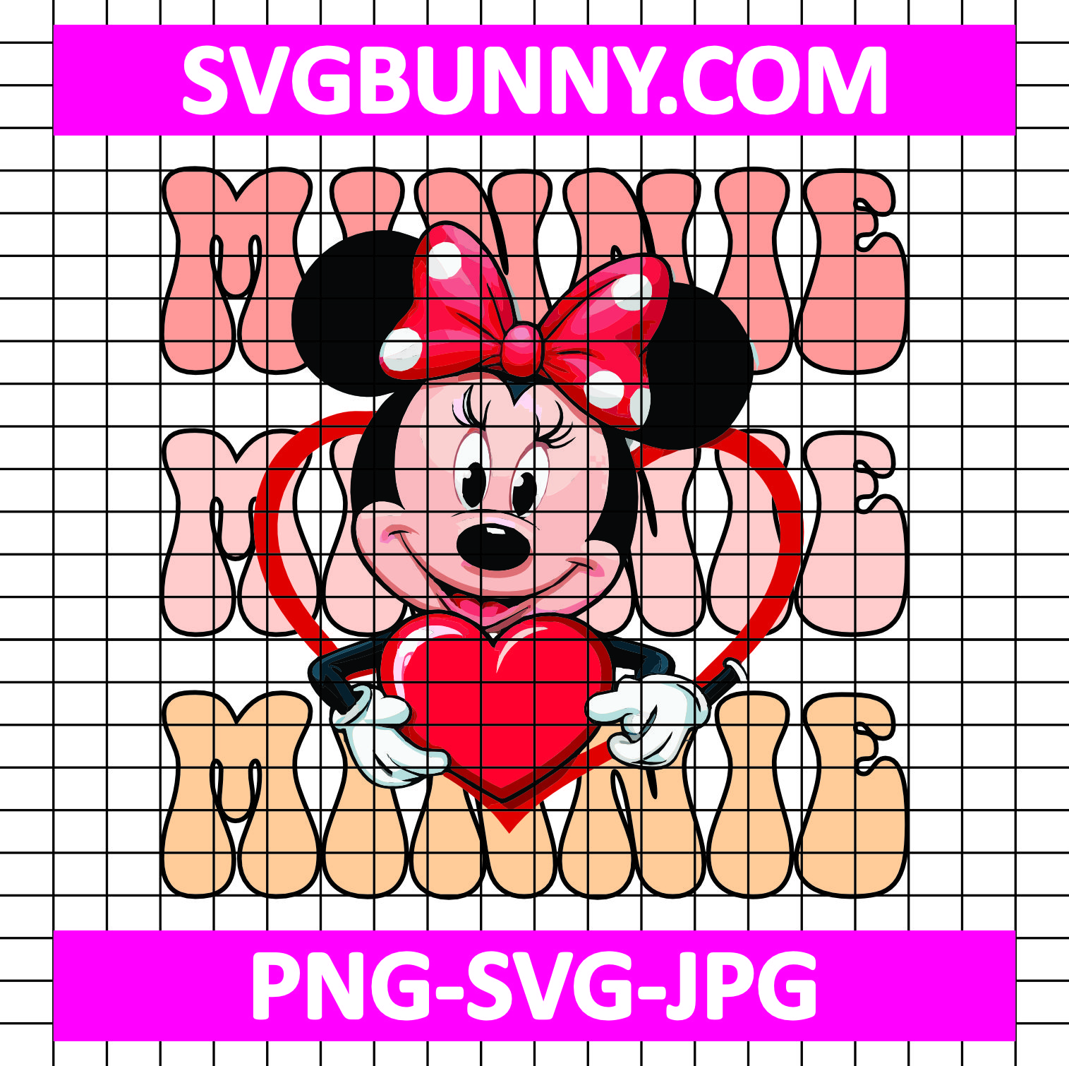 Minnie Mouse Heart Valentines Day SVG, Minnie Mouse SVG, Minnie Love SVG, Disney SVG Gnome Valentine Love Font SVG Minnie Mouse Heart Valentines Day SVG, Minnie Mouse SVG, Minnie Love SVG, Disney SVG