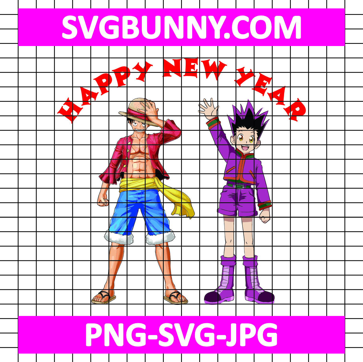 One Piece & Hunter x Hunter New Year SVG, One Piece SVG, Hunter x Hunter SVG, Anime SVG My Hero Academia & One Piece New Year SVG One Piece & Hunter x Hunter New Year SVG, One Piece SVG, Hunter x Hunter SVG, Anime SVG