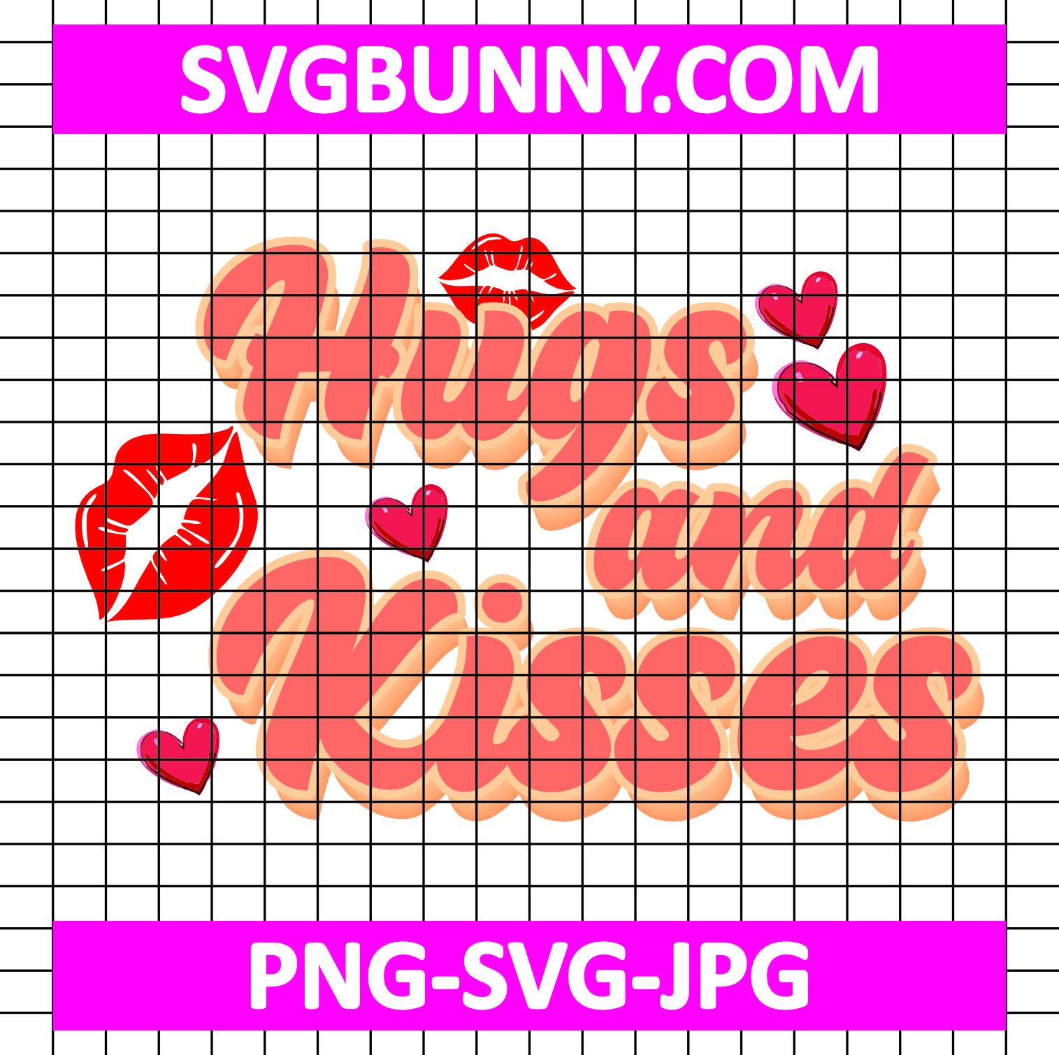Valentine Hugs and Kisses SVG, Happy Valentines Day SVG Mickey Friends Heart Valentines Day SVG Valentine Hugs and Kisses SVG, Happy Valentines Day SVG