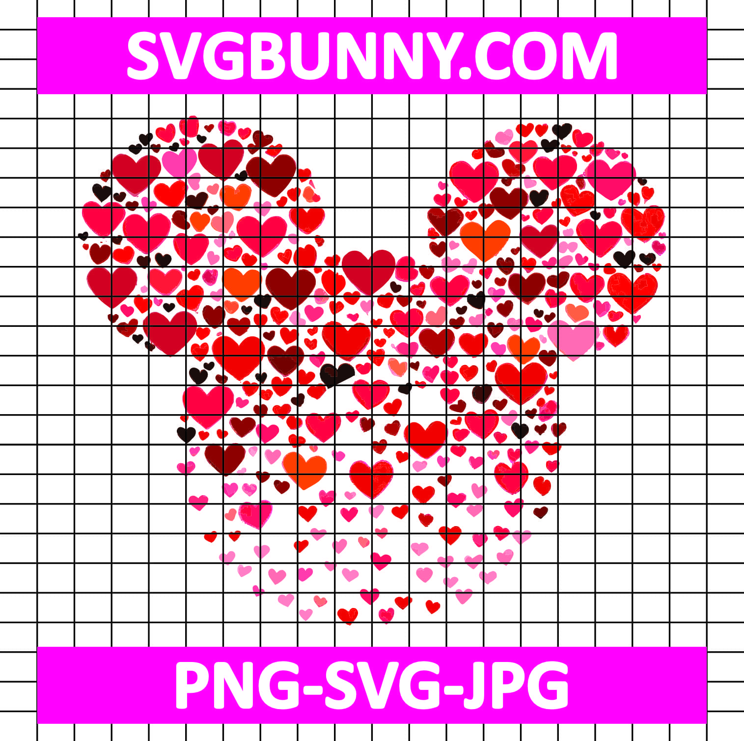 Valentine Mickey Mouse head heart shape SVG, Disney Valentine SVG, Valentines Day SVG Happy Valentine Day Heart SVG Valentine Mickey Mouse head heart shape SVG, Disney Valentine SVG, Valentines Day SVG