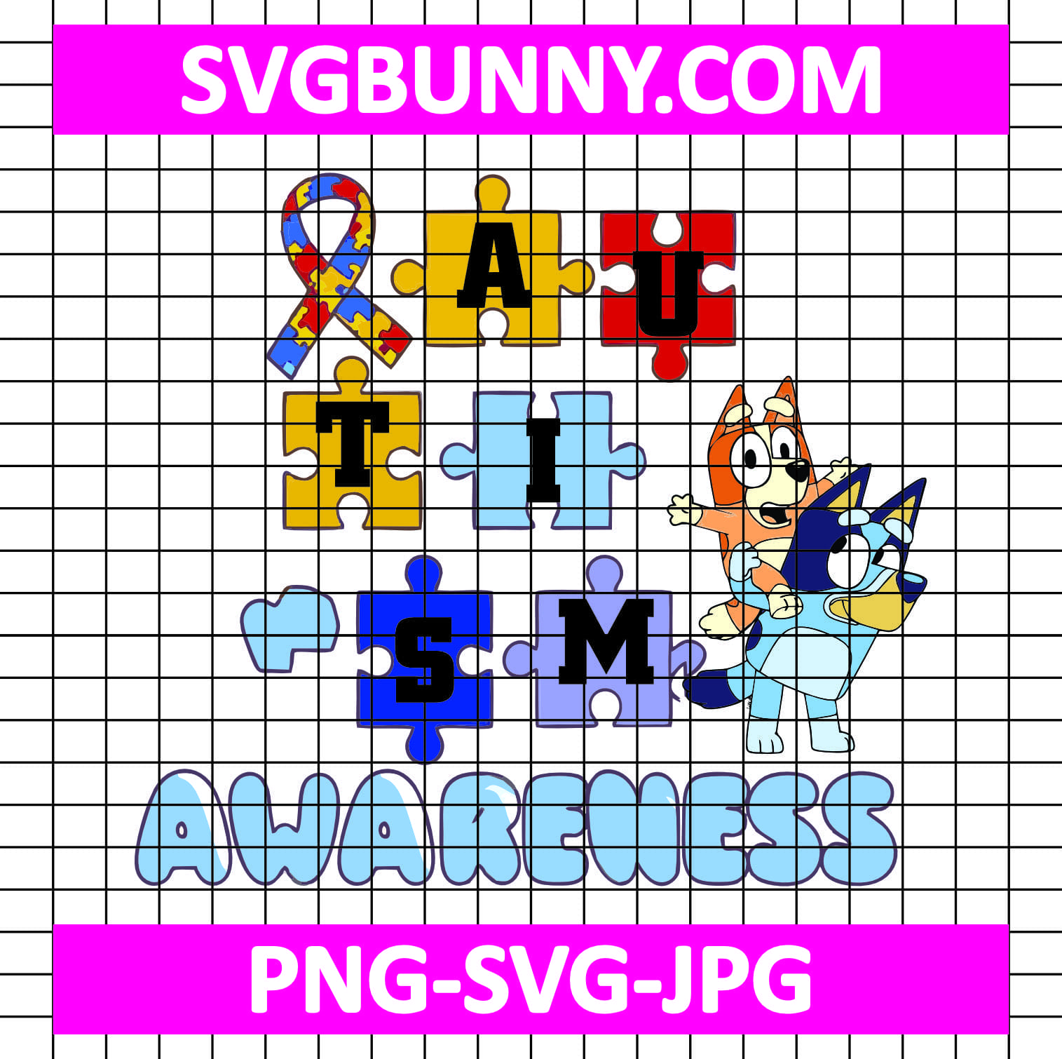 Bluey Autism Awareness Autism SVG, Autism Kids SVG, Cartoon Autism SVG Super Autism SVG Bluey Autism Awareness Autism SVG, Autism Kids SVG, Cartoon Autism SVG