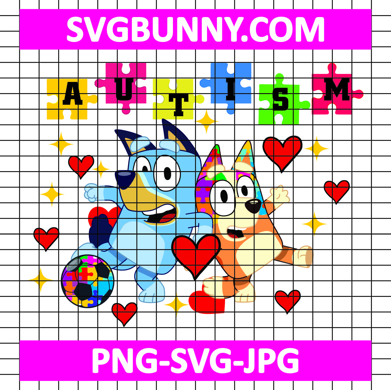 Bluey Cartoon Autism SVG, Bluey SVG, Cartoon SVG Autism Dad SVG Bluey Cartoon Autism SVG, Bluey SVG, Cartoon SVG