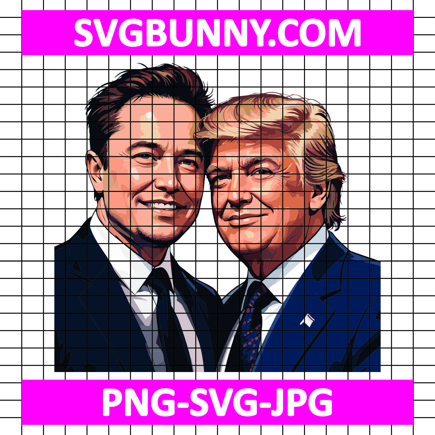 Elon Musk and Trump Friendship SVG, President SVG, Trump SVG Trump and Elon Chess Match SVG Elon Musk and Trump Friendship SVG, President SVG, Trump SVG