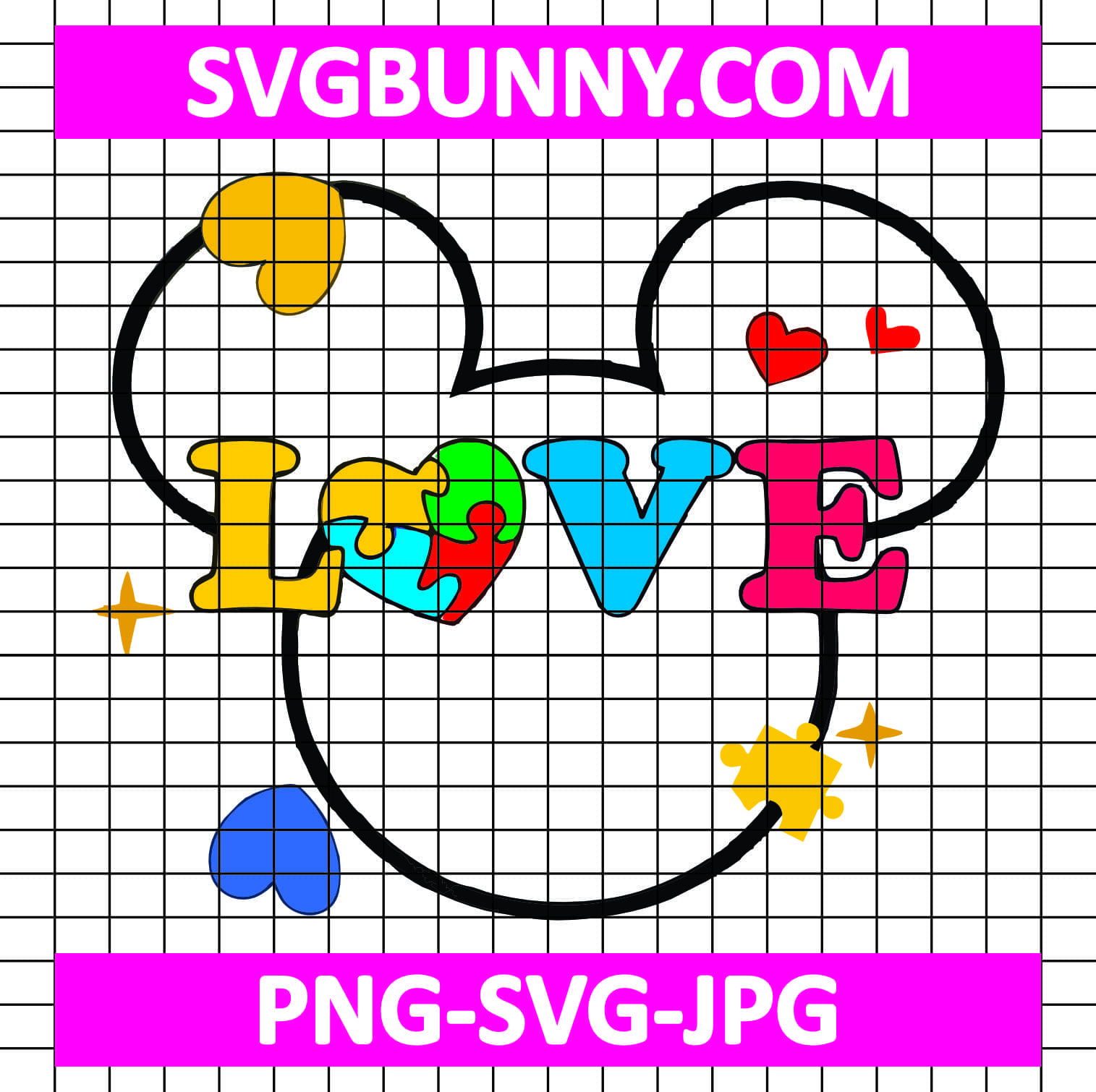 Mickey Mouse Head Love Autism SVG, Mickey Mouse Awareness Autism SVG, Cartoon Autism SVG Minnie Mouse Head Puzzle Autism SVG Mickey Mouse Head Love Autism SVG, Mickey Mouse Awareness Autism SVG, Cartoon Autism SVG