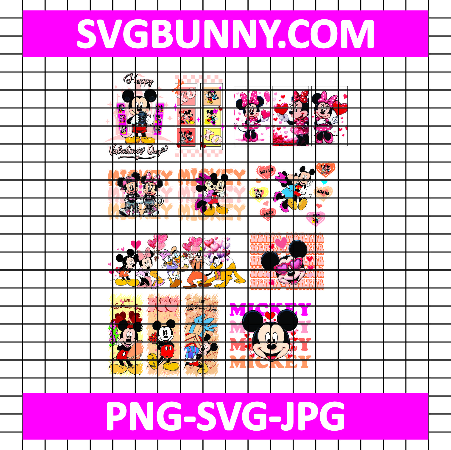 Micky Mouse Bundle SVG, Micky Mouse Valentine's Day SVG, Micky and Friends SVG, Micky and Minnie SVG, Mickey Heart SVG Hello Kitty Valentine's Day Bundle SVG Micky Mouse Bundle SVG, Micky Mouse Valentine's Day SVG, Micky and Friends SVG, Micky and Minnie SVG, Mickey Heart SVG
