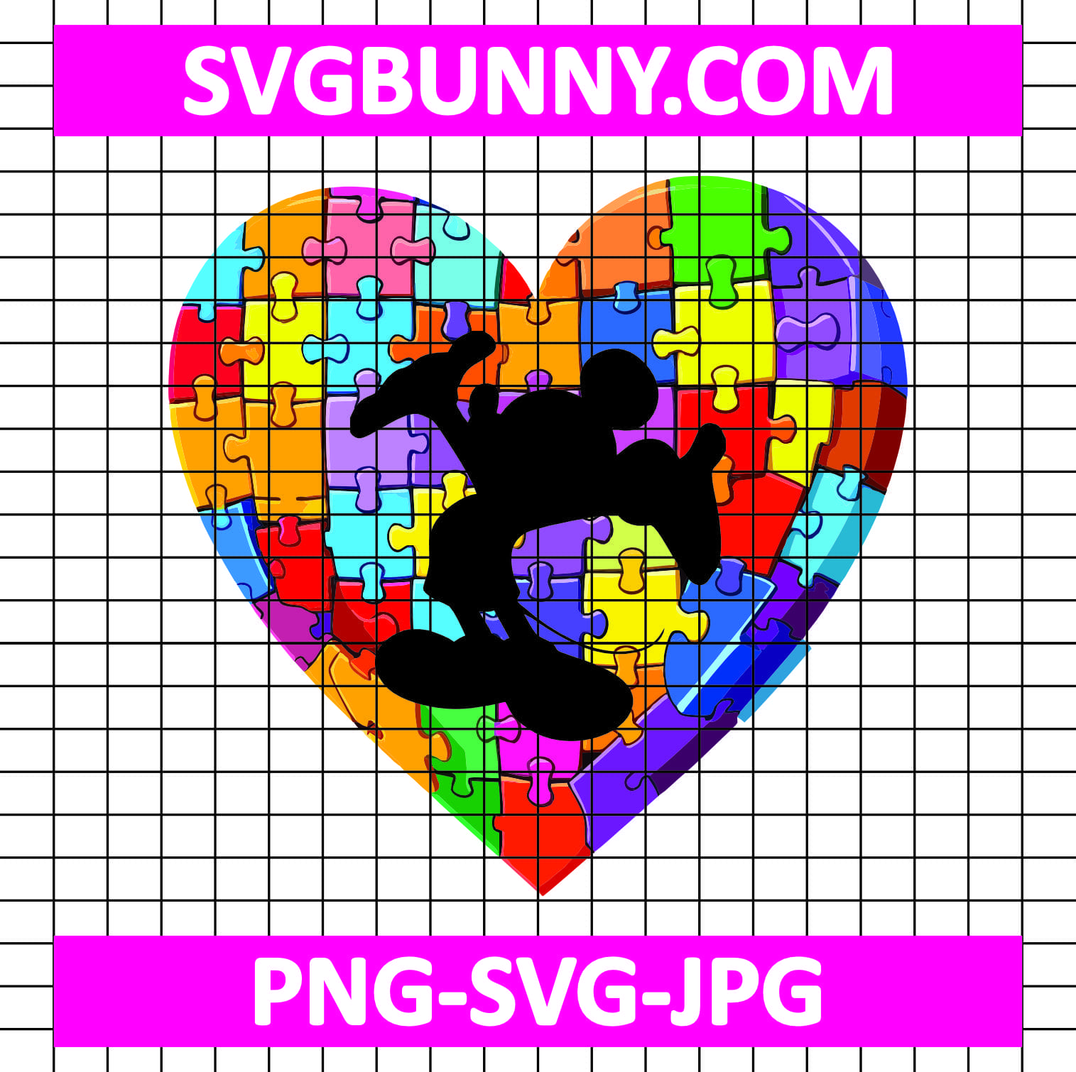 Mouse Autism Heart Puzzle Piece SVG, 2nd April SVG, Cartoon Autism SVG, Autism SVG Autism is My SuperPower SVG Mouse Autism Heart Puzzle Piece SVG, 2nd April SVG, Cartoon Autism SVG, Game SVG