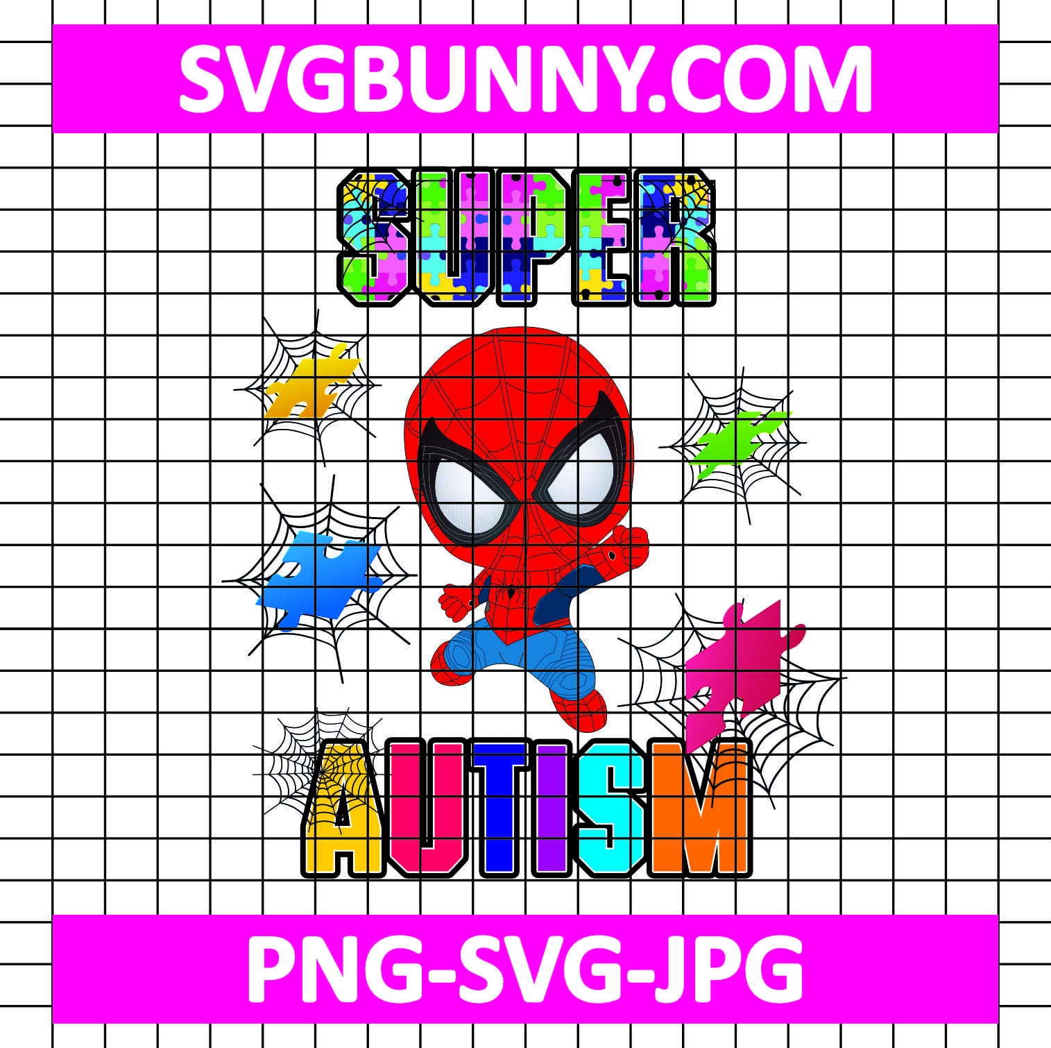 Super Autism SVG, Spiderman Autism SVG, Puzzle Pieces Autism SVG I Wear Blue For Autism Awareness Mickey Mouse SVG Super Autism SVG, Spiderman Autism SVG, Puzzle Pieces Autism SVG