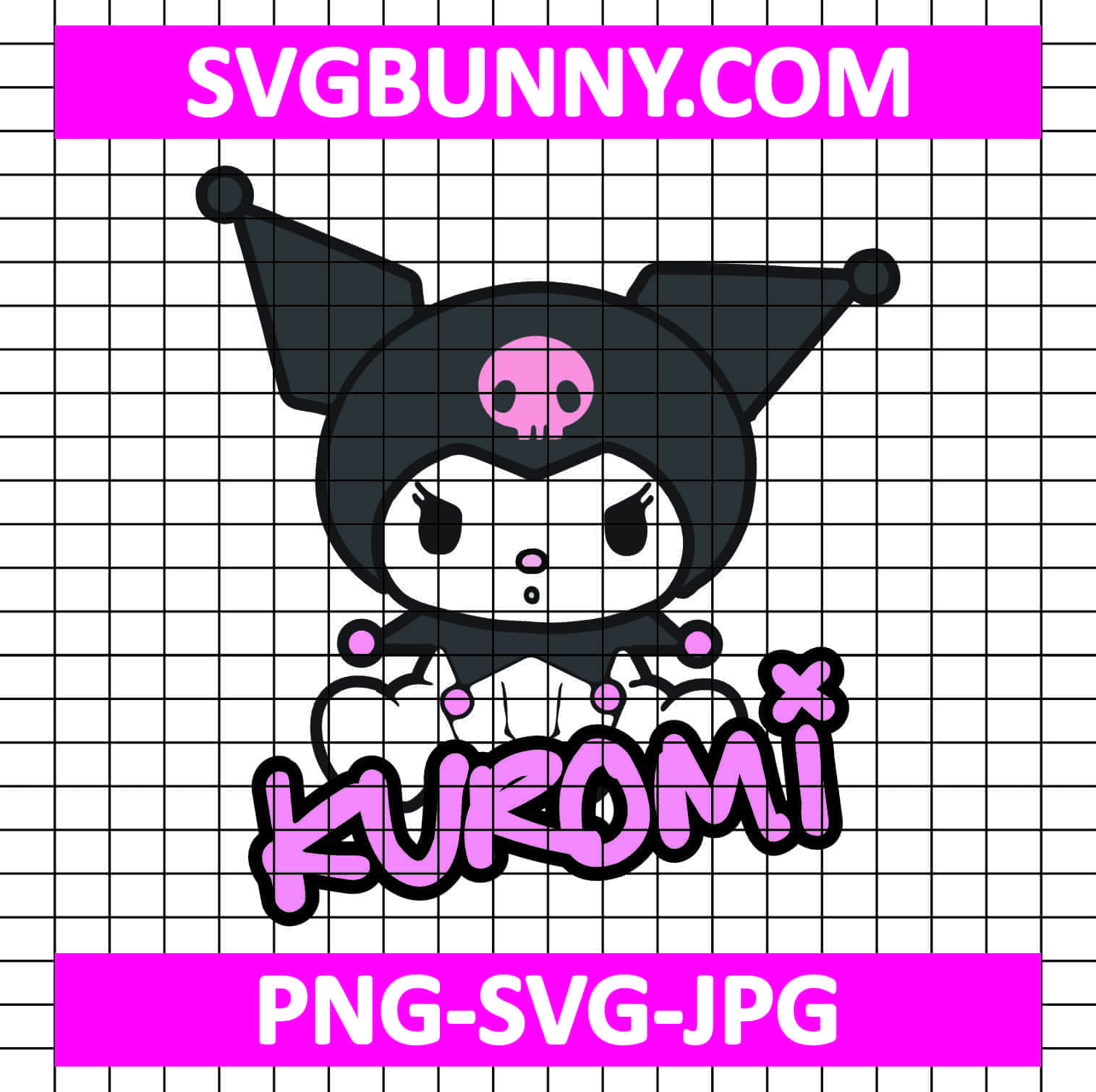 Kuromi SVG, Cute Kuromi Kawaii Kitty SVG, Cartoon SVG, Kitty SVG, PNG Kuromi Cupid SVG Kuromi SVG PNG, Cute Kuromi Kawaii Kitty SVG, Halloween SVG, Kitty SVG, PNG