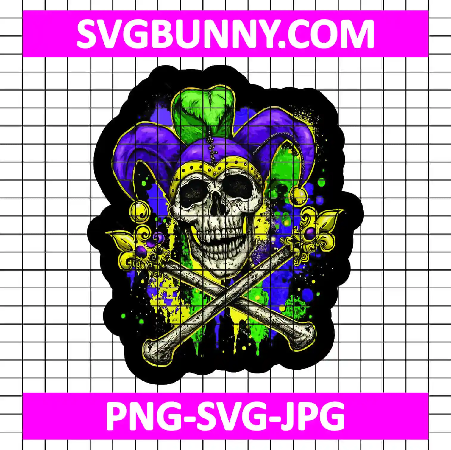 Mardi Gras Jester Skull SVG, New Orleans Skeleton SVG, Mardi Gras Carnival SVG Mardi Gras Mask SVG Mardi Gras Jester Skull SVG, New Orleans Skeleton SVG, Mardi Gras Carnival SVG