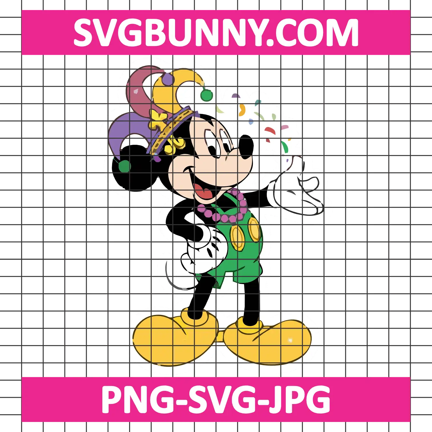 Mickey Mardi Gras SVG, Fleur De Lis SVG, Carnival SVG, Carnival Celebration SVG Daisy Duck Mardi Gras SVG Mickey Mardi Gras SVG, Fleur De Lis SVG, Carnival SVG, Carnival Celebration SVG