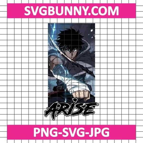 Sung Jin-woo Arise SVG, Solo leveling SVG, Anime SVG, Solo Leveling
