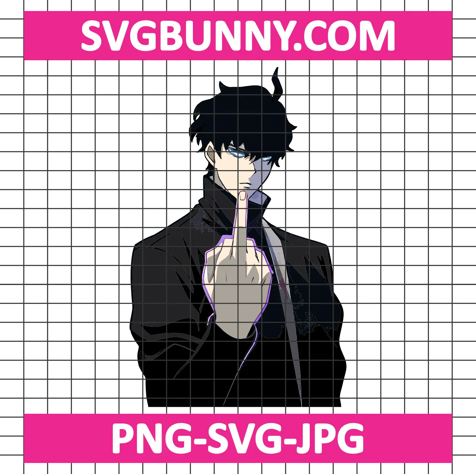 Sung JinWoo SVG, Solo Leveling SVG, JinWoo Sung Finger SVG, Anime SVG Premium Anime Layered SVG Sung JinWoo SVG, Solo Leveling SVG, JinWoo Sung Finger SVG, Anime SVG